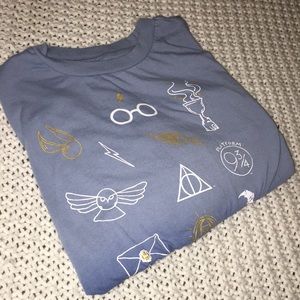 Harry Potter Long Sleeve Tie-Up T-shirt